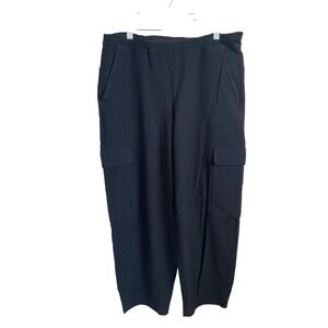 Eileen Fisher Black Cargo Pants Size Medium